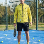 Campera Somos Padel Amarillo y Negro