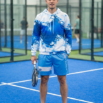 Buzo Somos Padel Azul y Blanco