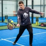 Buzo Somos Padel Negro y Blanco